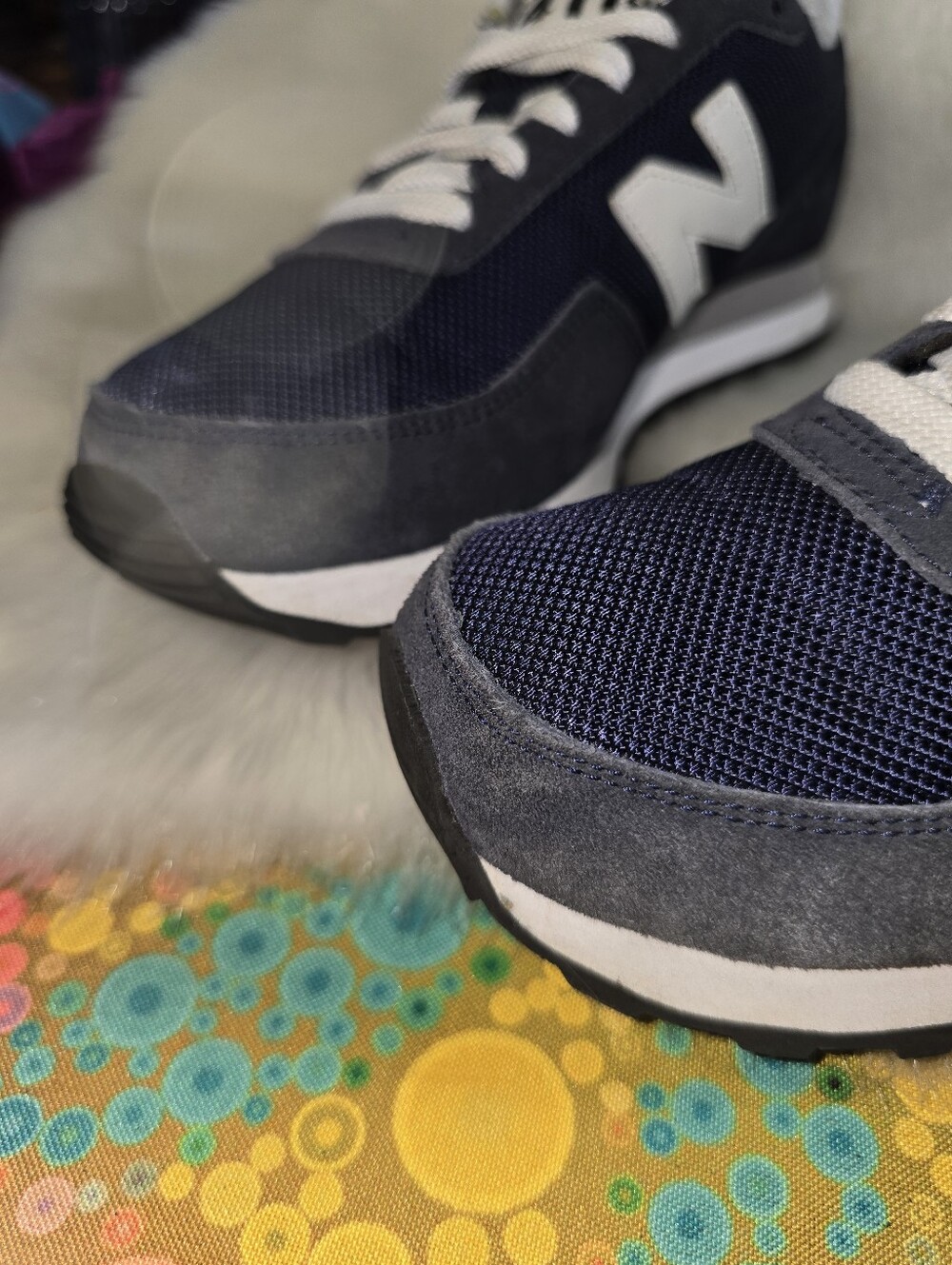 New Balance 411 Women's Navy & Gray & White Classic Walking Shoes - Picture 7 of 11